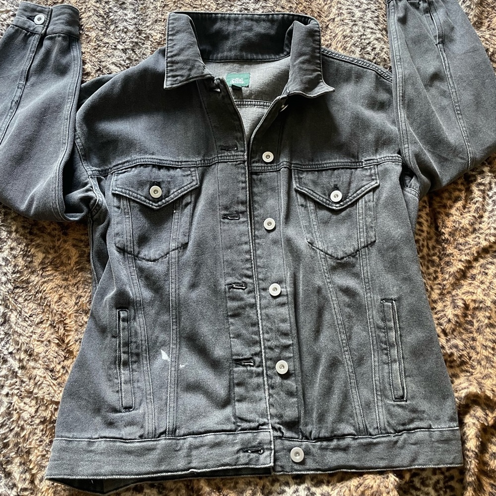 Wild fable black denim jacket